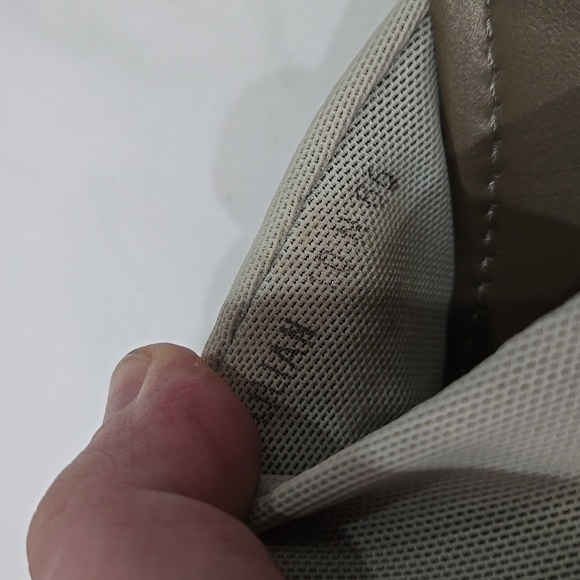 Brighton Lilian Womens Size 10 Wedge Sandals Silver Taupe Mesh - Picture 7 of 7